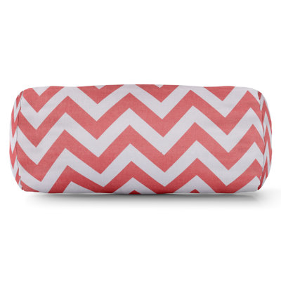 Coussin en coton à chevrons