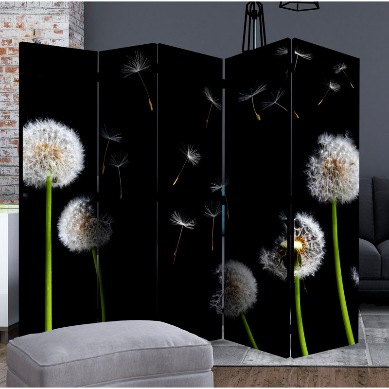 Davlin 172cm H Folding Room Divider, 5