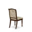 7 Pieces Dining Room set consists of a Rectangular Modern Dining Table and 6 Light Beige PU Leather Kitchen Chairs, Antique Walnut finish-864957839-843223542-843223546