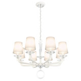 Emilea 8 - Light Glass Chandelier