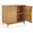 Aleja 2 - Door Woven Banana Steam 34.6" Nightstand-367556501