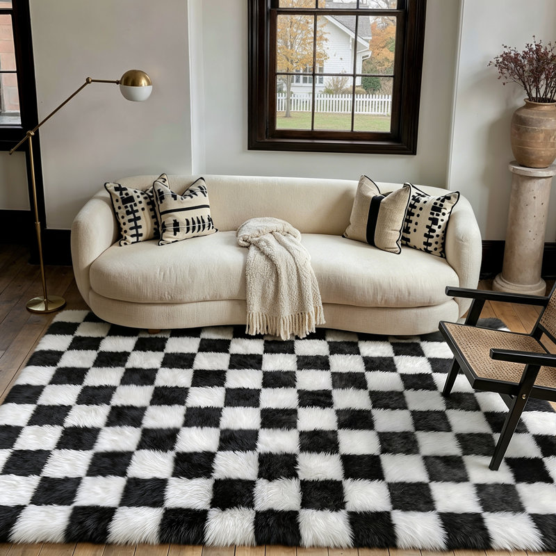 Shag Area Rug, Rectangle 160 x 230 cm