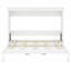 Lit escamotable minimaliste se pliant dans une armoire-225190556