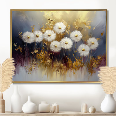 Golden Dandelion Harmony - Pissenlit, art mural