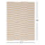 Tapis rayé intérieur / extérieur Robinson taupe / ivoire-712894901