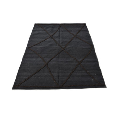4'2 x 5'11 Ponce Black Rug