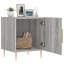 Bouzov 40cm W Iron Bedside Table-467128872