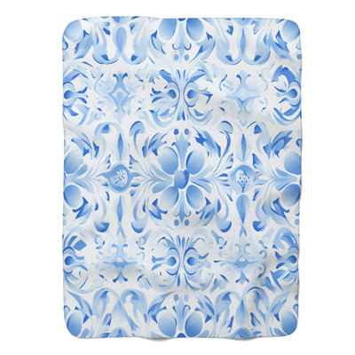Formes florales - 1 pièce Sherpa Premium
