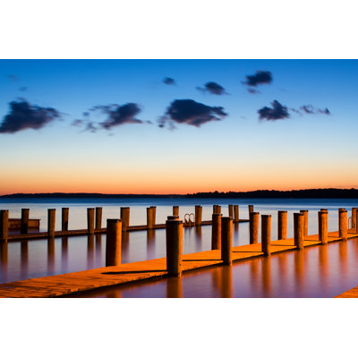 Sunrise At Elk Neck by DelmasLehman - Wrapped Canvas Print