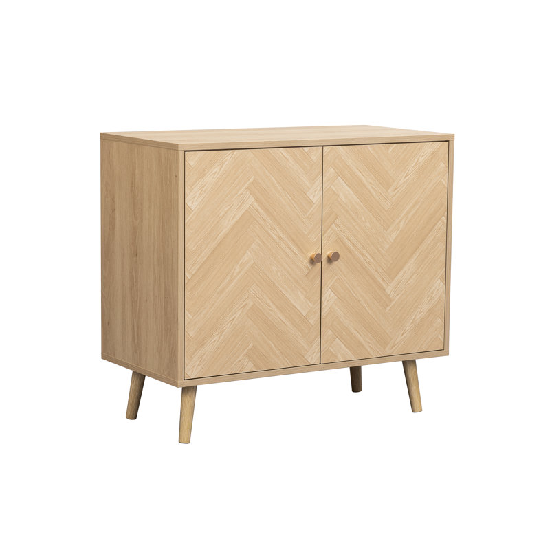 HERRINGFORD 2 DOOR SIDEBOARD OAK EFFECT, OAK