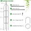 160cm H x 30cm W Plastic Obelisk