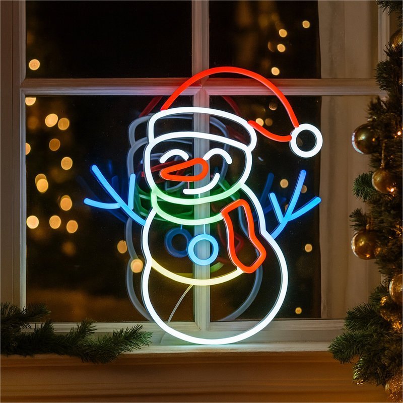 LED Lighted Window Décor