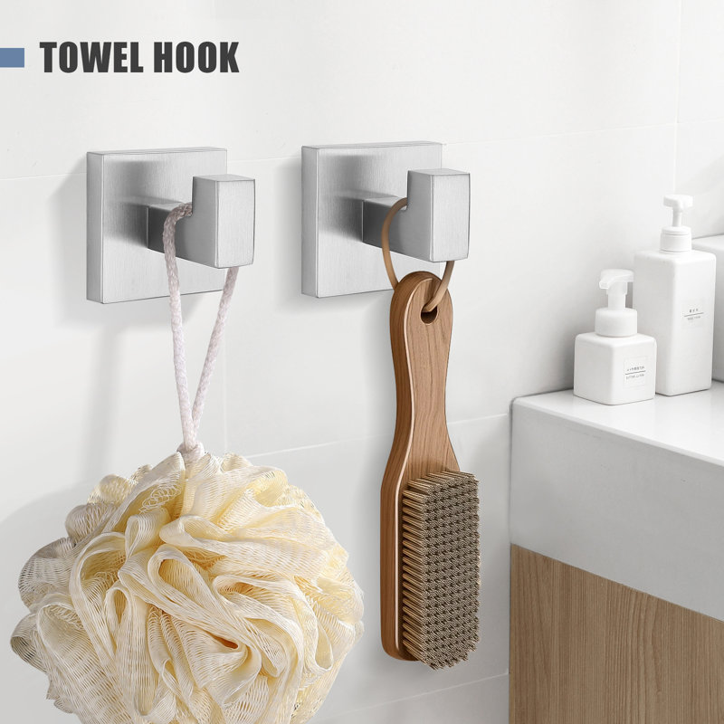 5-Piece Bathroom Hardware Set, Brushed Nickel