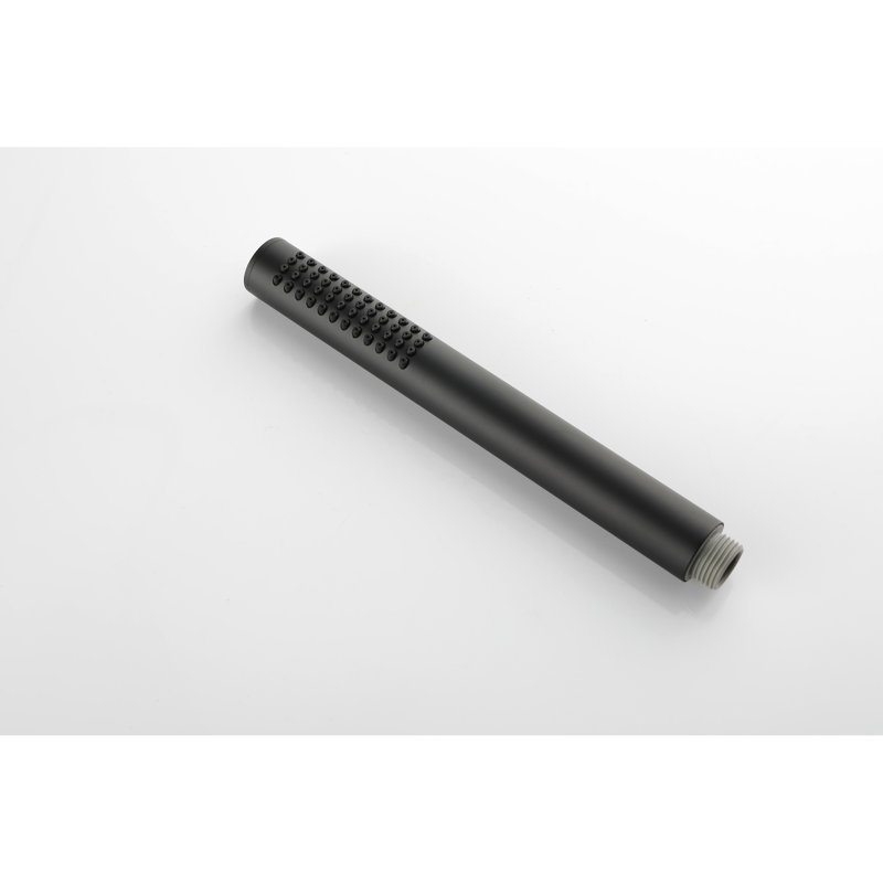 Adjustable Height Handheld Shower With 28-inch Slide Bar And 59-inch Hose In Opaque Black Stainless Steel Height, Hose,