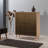 Modern Multi-Purpose Cabinet, Sonoma Oak, 37.4 x 43.7 x 14.2 inches | 100% Melamine Coated Particle Board, 0.71 inches Thick | Hornbeam Legs, Metal & Rope Handles, UV Coated, Wall-Fixable, Ample Storage