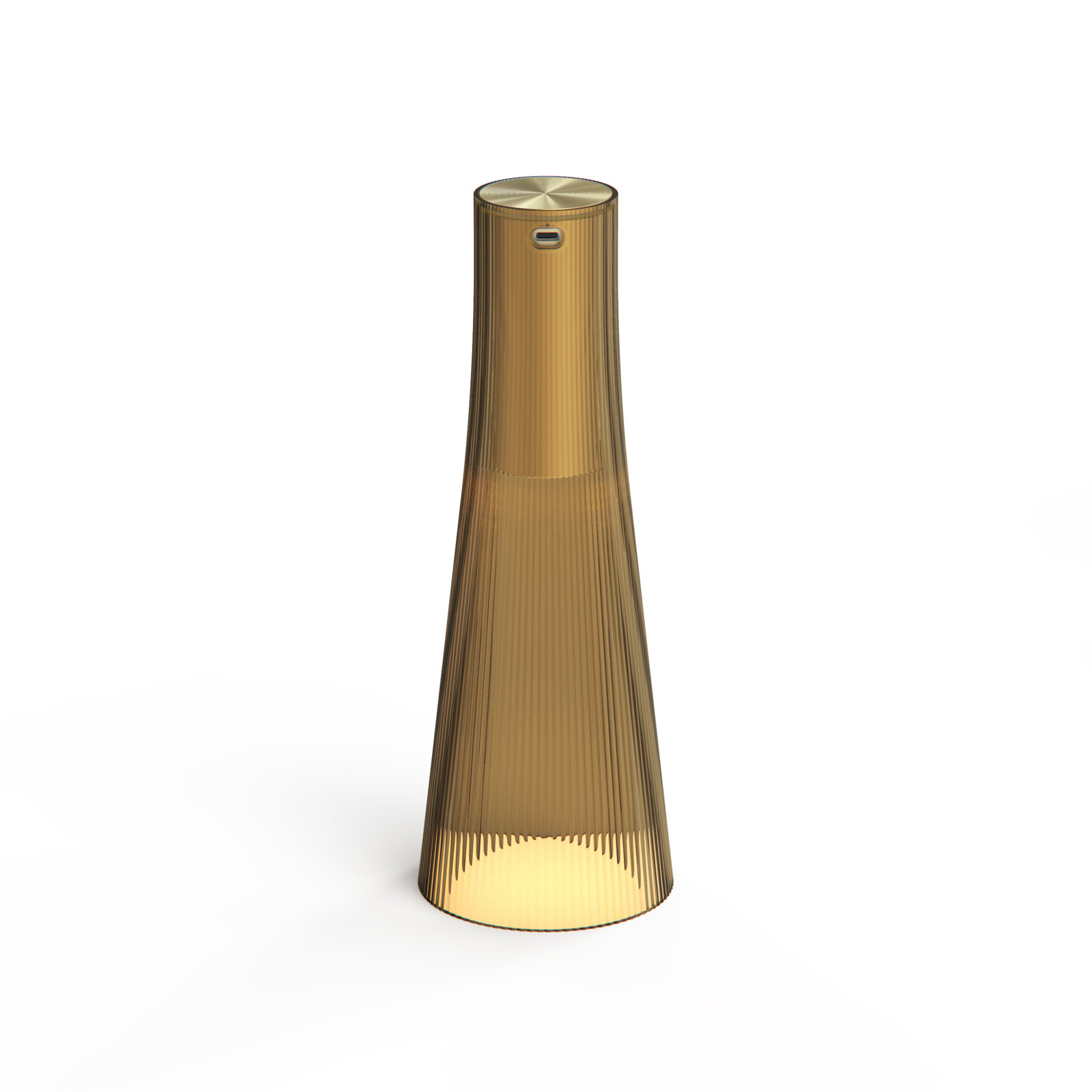 Candél Portable Table Lamp, Bronze/Brass