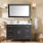 Dallaire 60'' Single Bathroom Vanity with Carrara Marble Top-1011833944