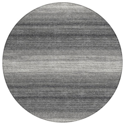 Nira Gray Washable Indoor-Outdoor Rug - 