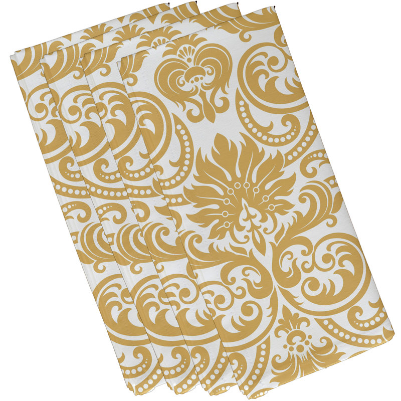 Ensemble de serviettes 4 pièces Hazlewood, Jaune