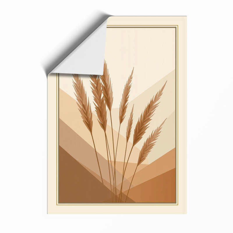 Wheat Study Botanical - Framed Print, A2 - 59.4 x 42.0 cm, Unframed