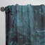 Turquoise Creative Abstract Dark I - Rideau abstrait - Velours obscurcissant - 1 panneau-90563892