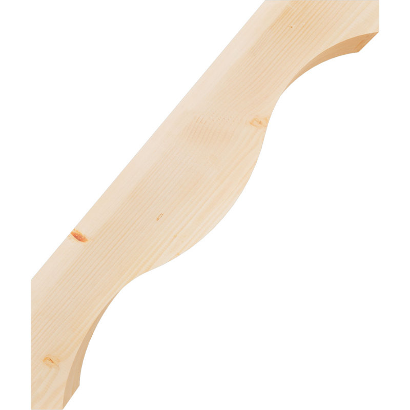 Attelle de genou Funston, Sapin de Douglas, Lisse, H 40 po x l 5,5 po x P 34 po