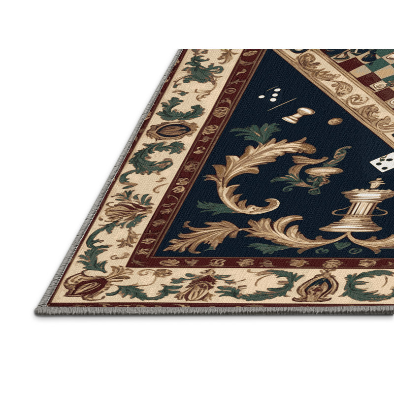 Tapis mauve lavable à la machine, Rectangle 2 pi x 3 pi