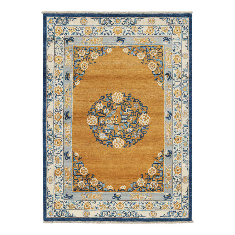 Art Deco Handmade Wool Area Rug