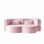Canapé-lit moderne avec 2 coussins, canapé-lit convertible en tissu rembourré de mousse, matelas pliant simple de 15 po pour le salon, lit d'invité, salle de jeux, aucun assemblage requis-977996063