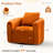 Deria 30.5'' W Velvet Swivel Barrel Chair-1307840382