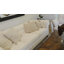 Canapé-lit modulaire en forme de U de 120 po avec rangement, grand canapé modulaire convertible avec méridienne réversible, canapé Cloud à assise profonde, canapé de salon rembourré beige avoine avec base en grain de bois-129683282