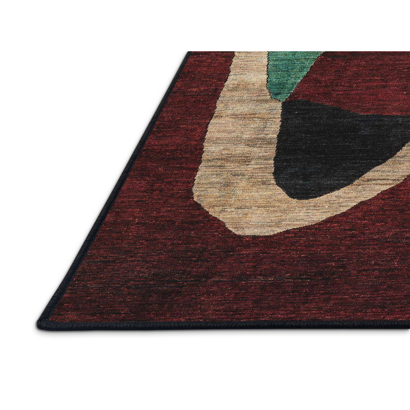 Angelyka Abstract Indoor Rug, Rectangle 2' x 3'
