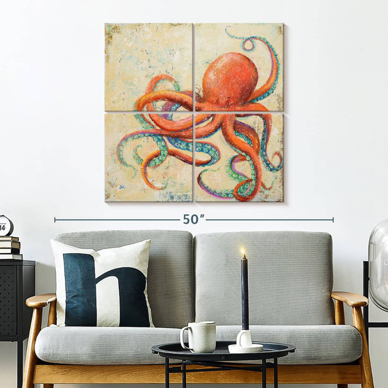 Brampt Creatures Of The Ocean II, 32" H x 32" W