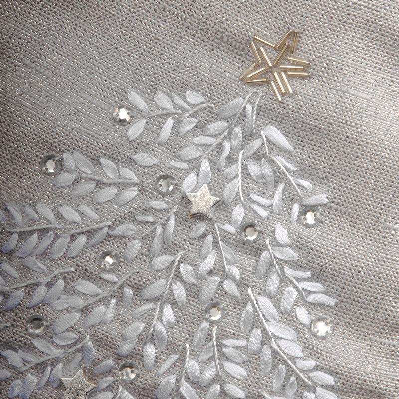 19 in. Silver Stocking