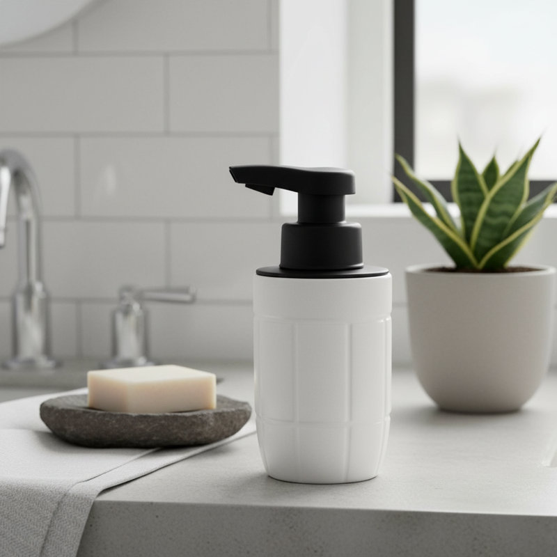 Distributeur automatique de savon éco-argile recyclé Eco-Brutalisme