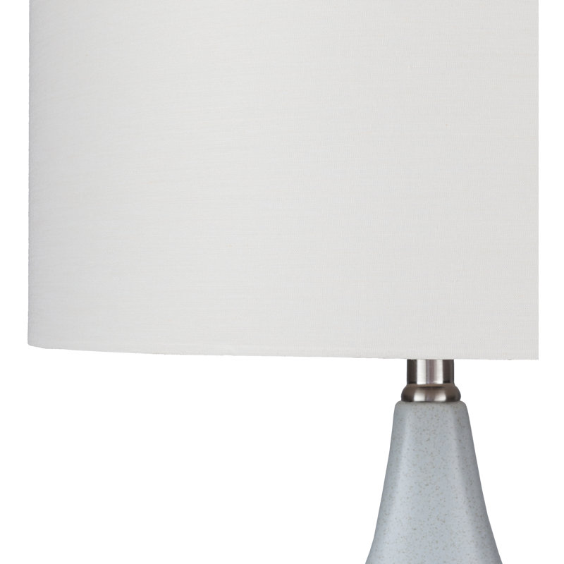 Larimore Ceramic Table Lamp, Gray