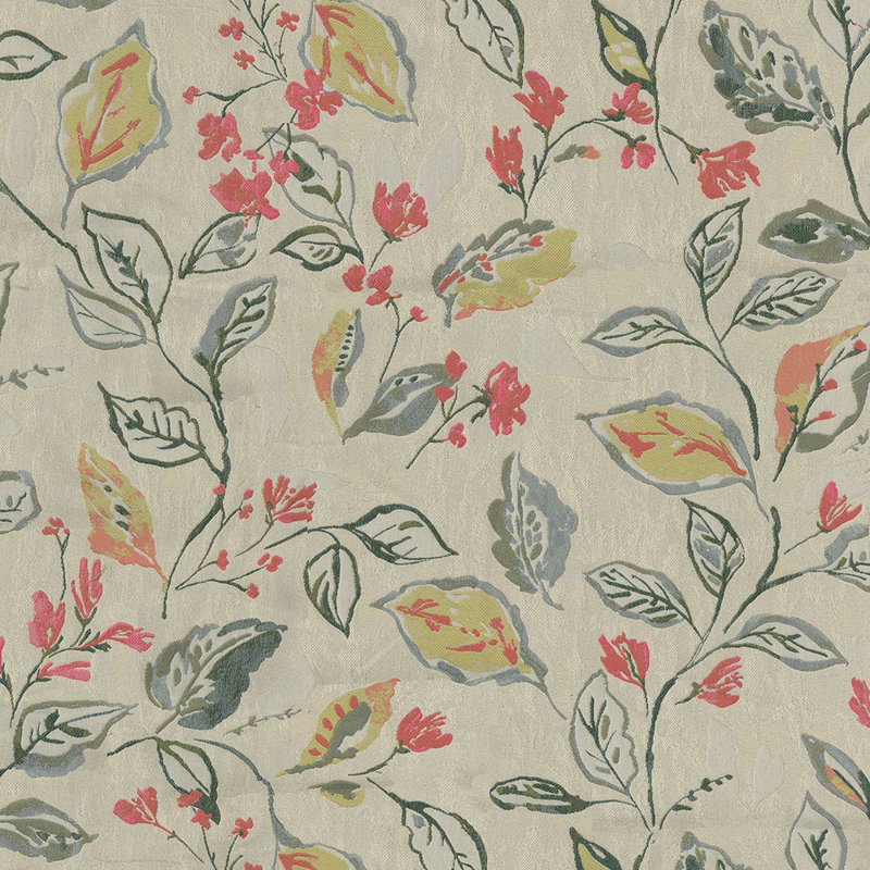 Tissu jacquard Abbeyshea Hazel par The Yard, Fleur