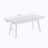 Solid Wood Slatted Bench, 41.30-Inch Long, White