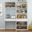 Armoire de rangement 4 tiroirs avec bureau Demitz