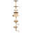 vidaXL Cat Tree Particle board, plush, sisal rope-1635508384