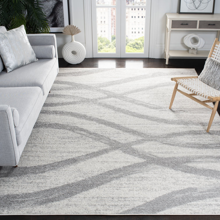 Mckenna Abstract Hand Hooked Area Rug