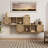 42'' W Floating TV Stand with Woven Rope Cabinet Doors for TVs up to 45''