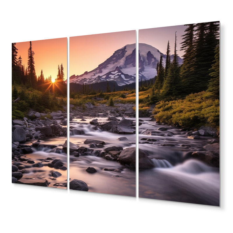 Rustic Cities & Countries Wall Decor on Metal