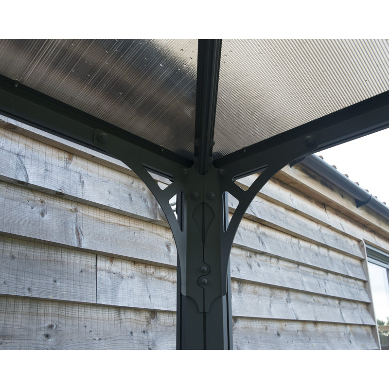 Palermo Aluminium Gazebo, 108.14 cm H x 116.14 cm W x 116.14 cm D