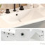 Meuble-lavabo 30 po avec lavabo en céramique et 2 tiroirs pleine extension, conception à poignée libre à 45 °-1404688351