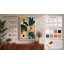 Peach Daisies and Foliage Botanical - Wrapped Canvas-1035245648-1035245656