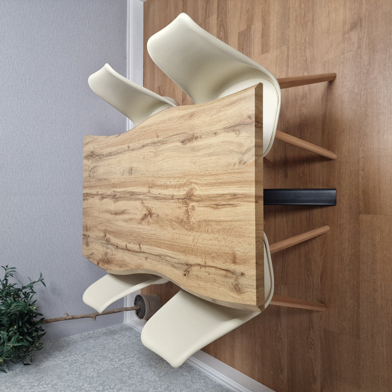 4 - Person Dining Set, 75cm H x 77cm W x 140cm D