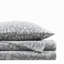 Ensemble de draps surdimensionnés 4 pièces Winter Fauna, couleur sauge, pour lit double