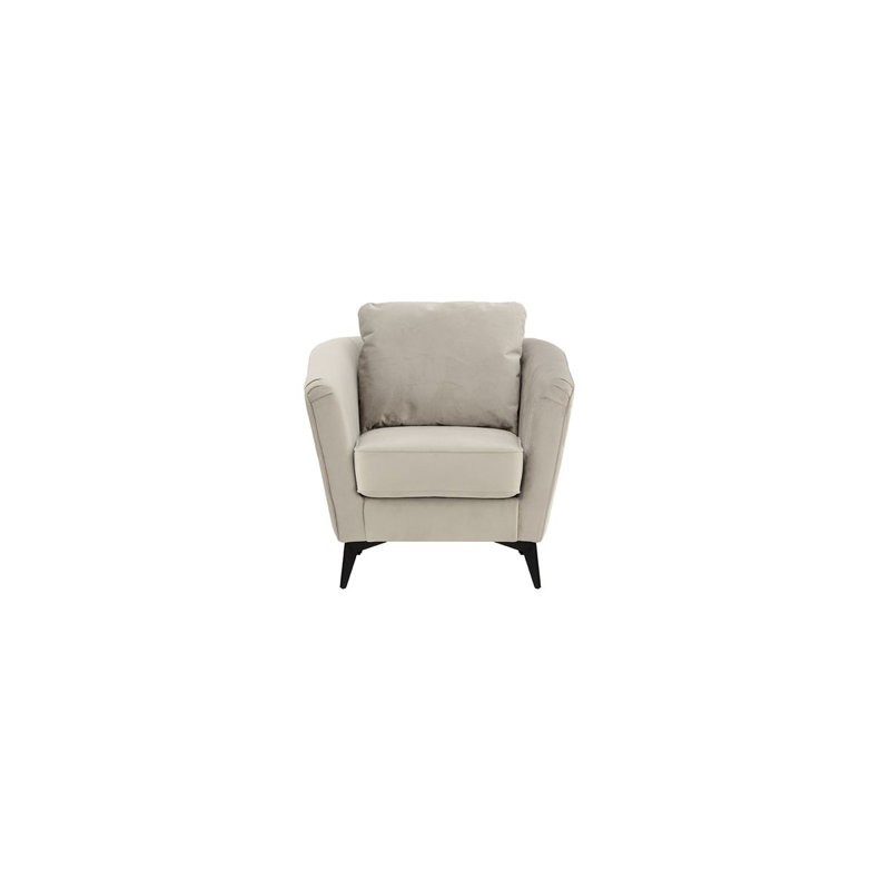 Upholstered Armchair, Beige