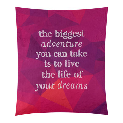 Tapisserie de polyester de la plus grosse citation adventure